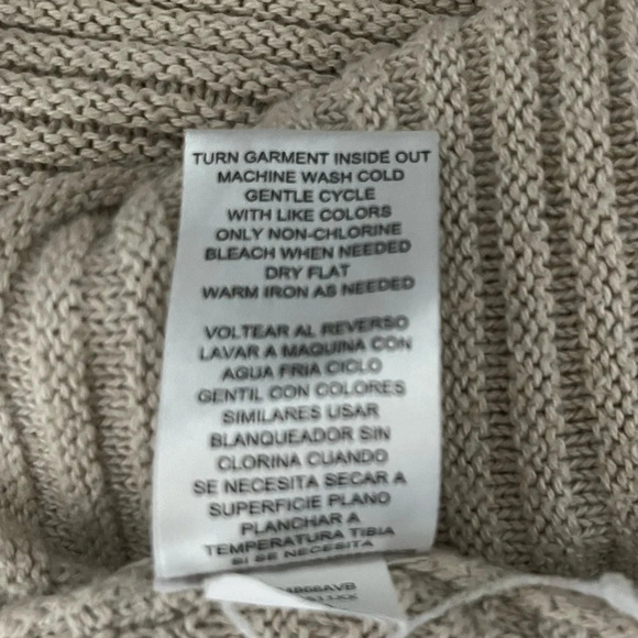 JOSEPH A Cream Color Knit Sweater XL - Picture 10 of 11